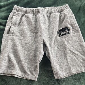 Roots Heather Gray Athletic Men's Shorts